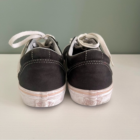 Vans Big Girls Ward Sneaker Size 6 (Women’s 8) Black/Pink - Picture 6 of 7